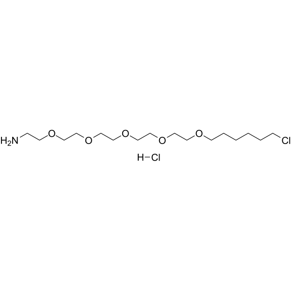 NH2-PEG5-C6-Cl hydrochloride 化学構造