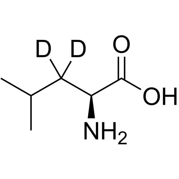 L-Leucine-d2 化学構造