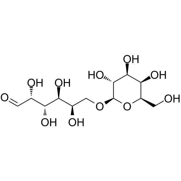 6-O-β-D-Galactopyranosyl-D-galactose 化学構造