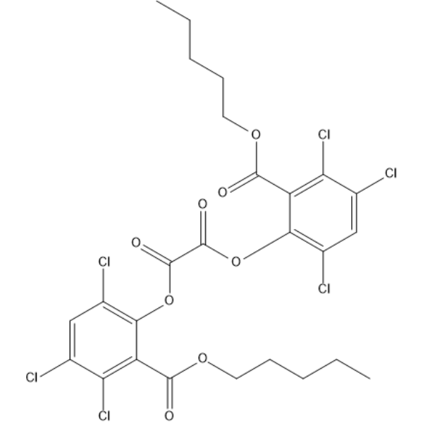 Bis[3,4,6-trichloro-2-(pentyloxycarbonyl)phenyl] oxalate التركيب الكيميائي