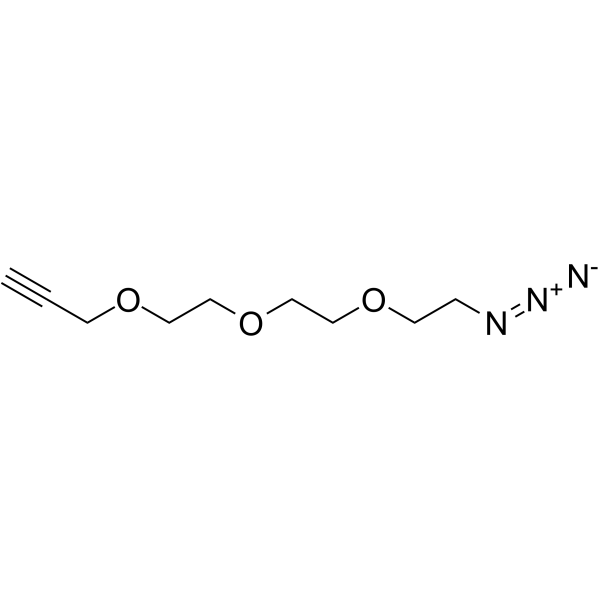 Propargyl-PEG3-azide Chemische Struktur