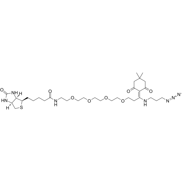 Dde Biotin-PEG4-azide Chemical Structure