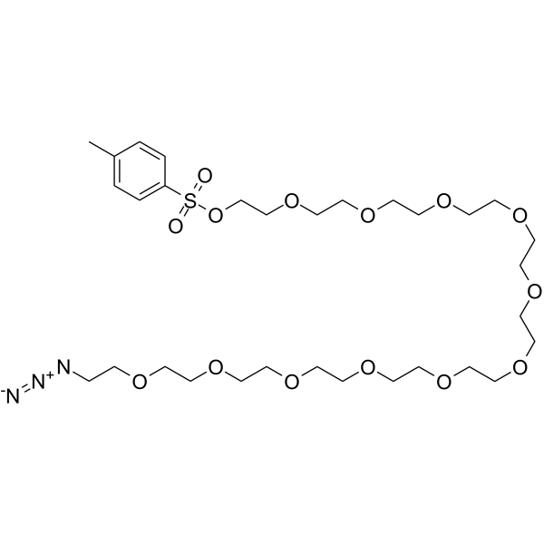 Azide-PEG12-Tos 化学構造