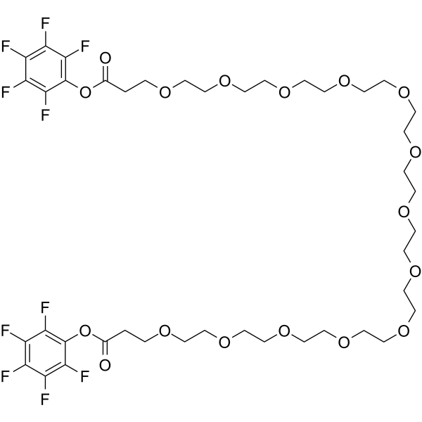 Bis-PEG13-PFP ester التركيب الكيميائي