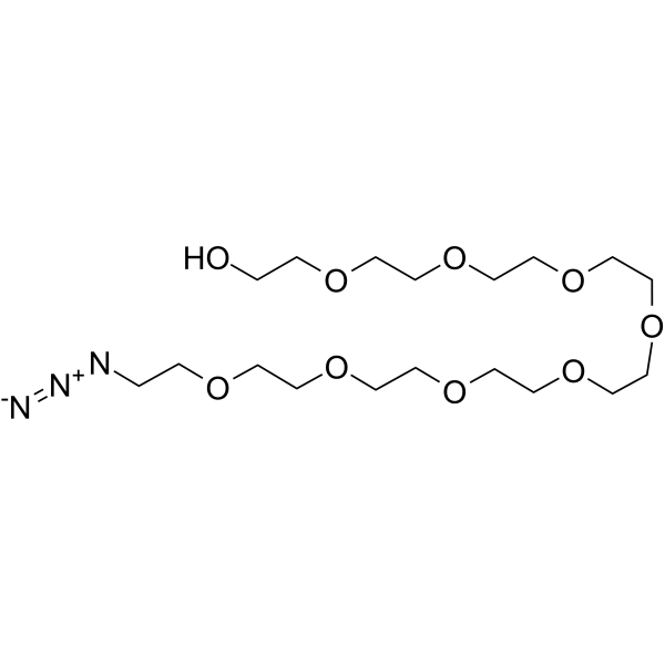 Azido-PEG9-alcohol Chemical Structure