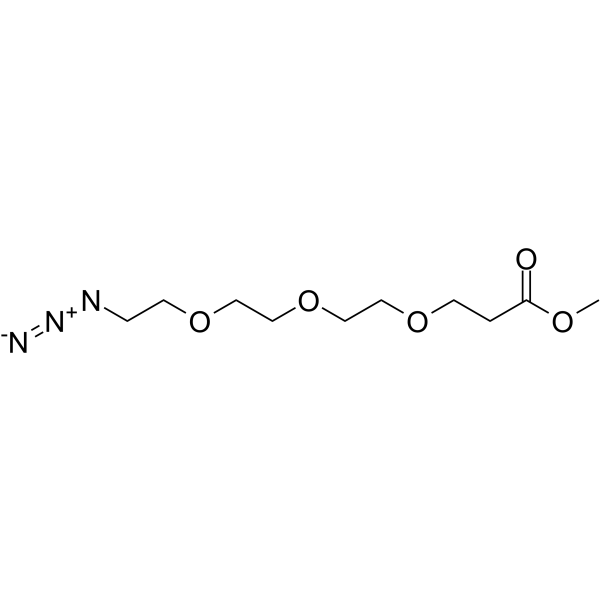 Azido-PEG3-methyl ester Chemische Struktur