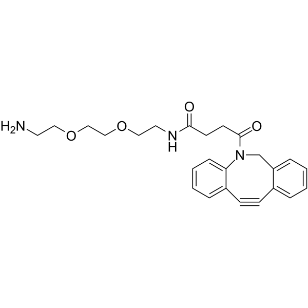 DBCO-PEG2-amine Chemical Structure