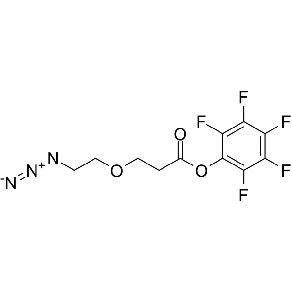 Azido-PEG1-PFP ester 化学構造