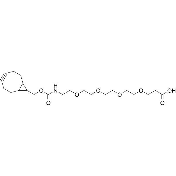 endo-BCN-PEG4-acid Chemische Struktur