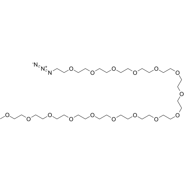 m-PEG16-azide Chemical Structure