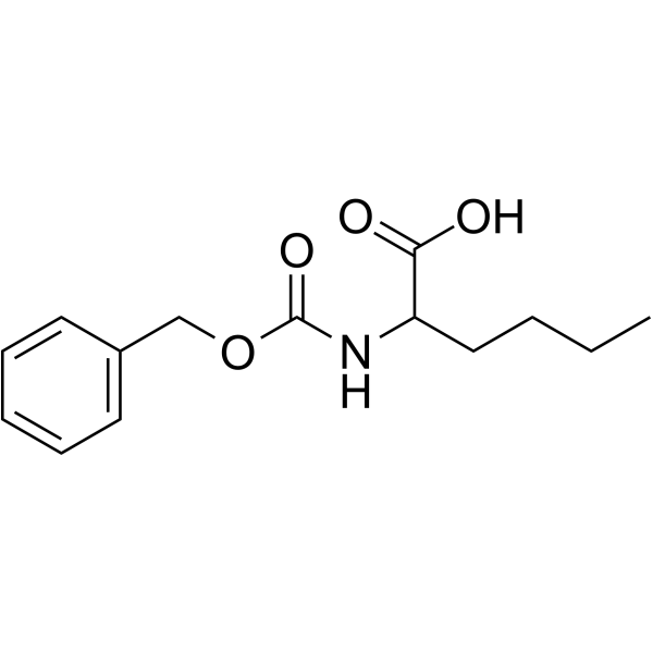 N-Carbobenzoxy-DL-norleucine 化学構造