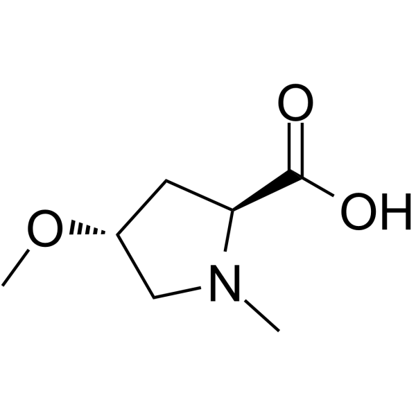 trans-N-Methyl-4-methoxyproline Chemische Struktur