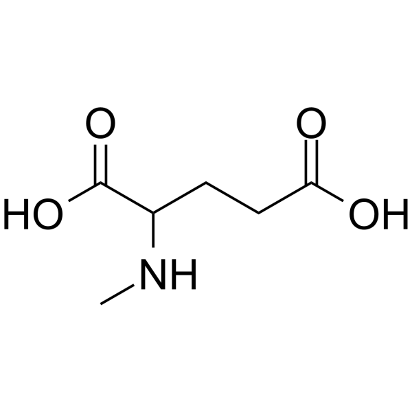 N-Methyl-DL-glutamic acid Chemical Structure