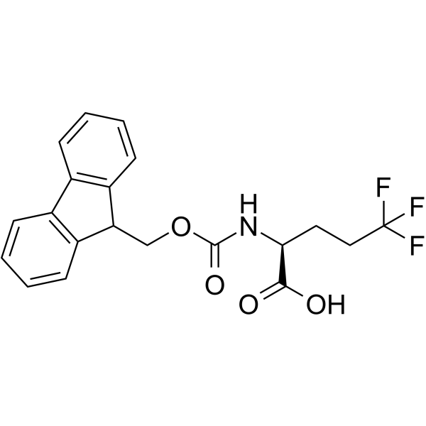 N-Fmoc-5,5,5-trifluoro-L-norvaline Chemical Structure