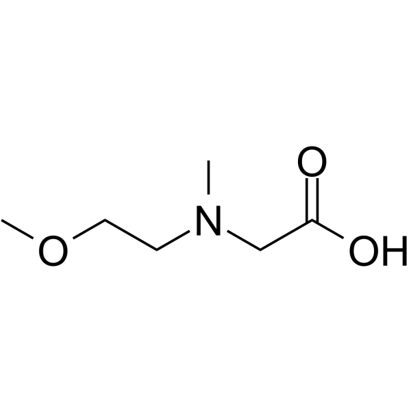 N-(2-Methoxyethyl)-N-methylglycine Chemical Structure