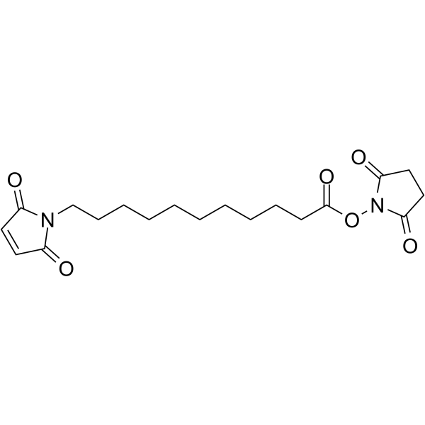 Maleimide-C10-NHS ester التركيب الكيميائي