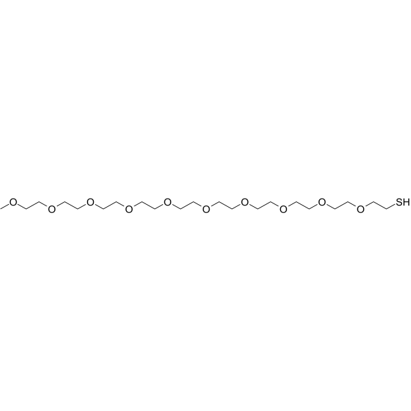 m-PEG10-SH Chemical Structure