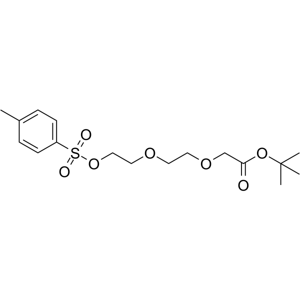 Tos-PEG2-CH2-Boc Chemical Structure