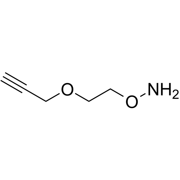 Aminooxy-PEG1-propargyl Chemical Structure