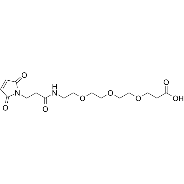 Mal-amido-PEG3-acid التركيب الكيميائي