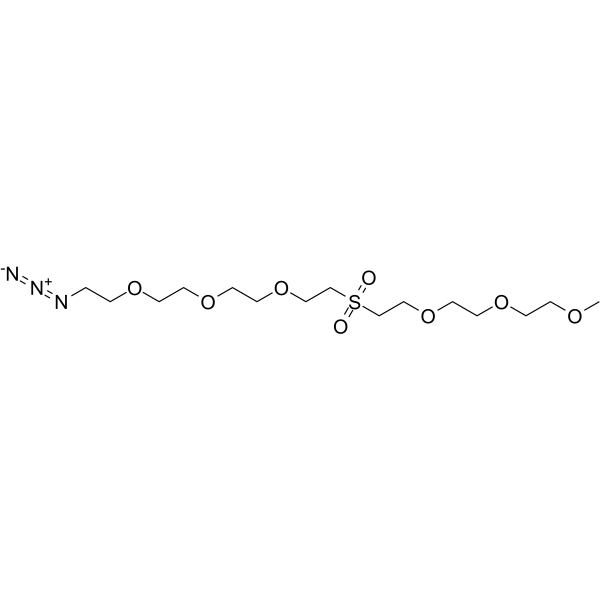 m-PEG3-Sulfone-PEG3-azide Chemical Structure