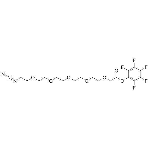 Azido-PEG5-CH2CO2-PFP Chemical Structure