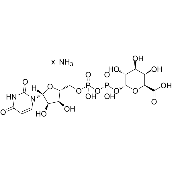 Uridine diphosphate glucuronic acid ammonium Chemical Structure