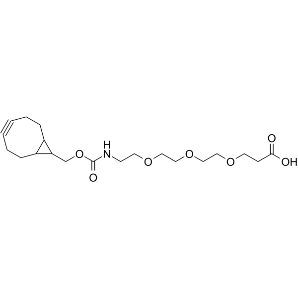 endo-BCN-PEG3-acid 化学構造