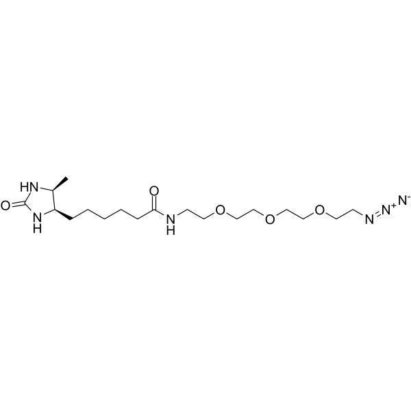 Azide-PEG3-Desthiobiotin Chemical Structure