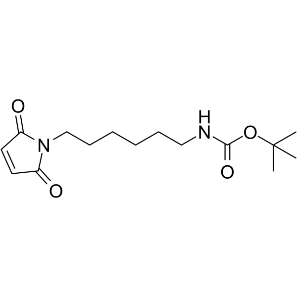 Mal-C4-NH-Boc 化学構造