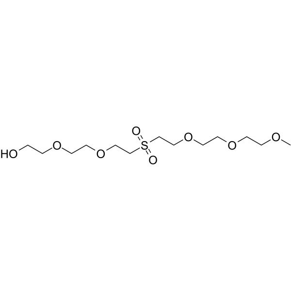 m-PEG3-Sulfone-PEG3 التركيب الكيميائي