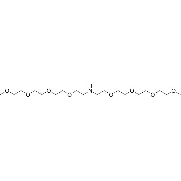 NH-bis(m-PEG4) 化学構造