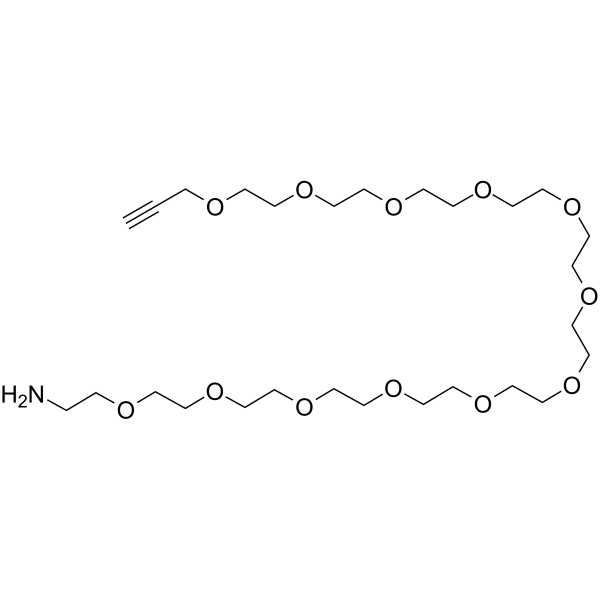 Propargyl-PEG12-amine Chemical Structure