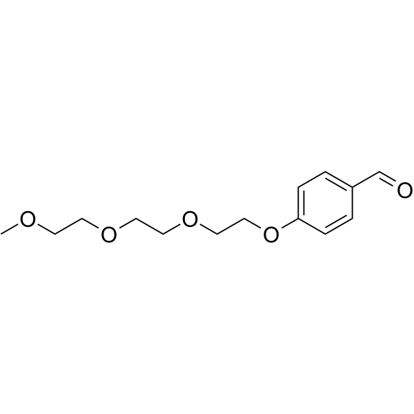 m-PEG3-0-benzaldehyde التركيب الكيميائي