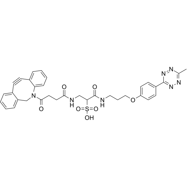 Methyltetrazine-DBCO 化学構造