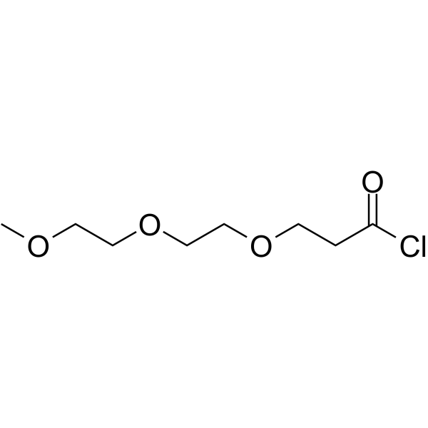 m-PEG3-Propanoyl chloride Chemische Struktur