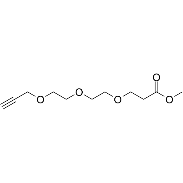 Propargyl-PEG3-methyl ester Chemical Structure