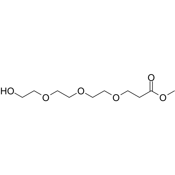 Hydroxy-PEG3-C2-methyl ester Chemische Struktur