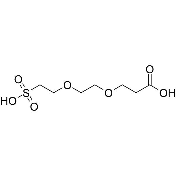 Carboxy-PEG2-sulfonic acid التركيب الكيميائي