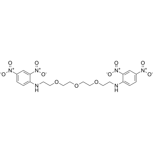 DNP-PEG3-DNP التركيب الكيميائي