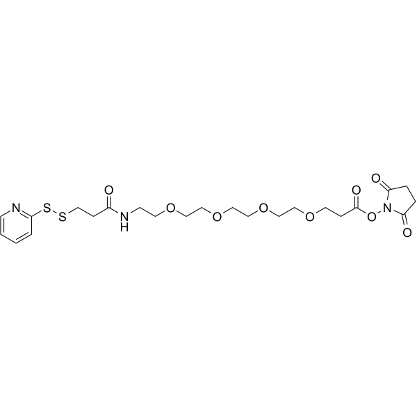 SPDP-PEG4-NHS ester التركيب الكيميائي