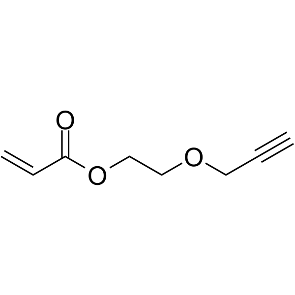 Propargyl-PEG1-acrylate Chemical Structure