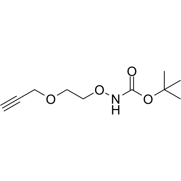 Boc-aminooxy-PEG1-propargyl Chemical Structure