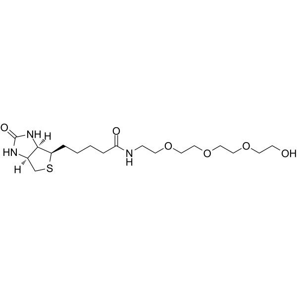 Biotin-PEG4-OH التركيب الكيميائي