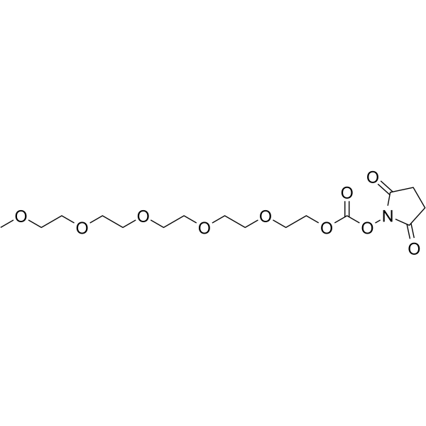 m-PEG5-succinimidyl carbonate Chemische Struktur