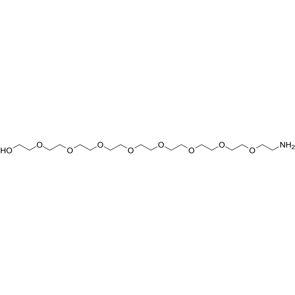 Amino-PEG9-alcohol Chemical Structure