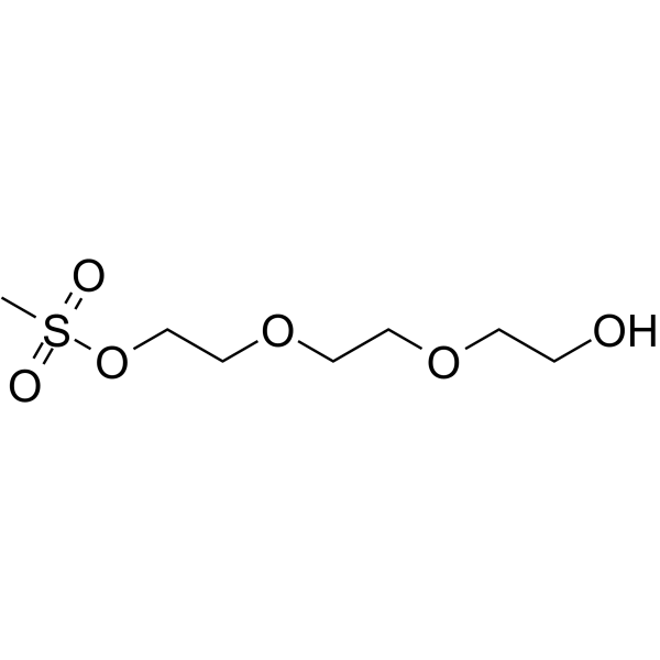 Hydroxy-PEG3-MS التركيب الكيميائي