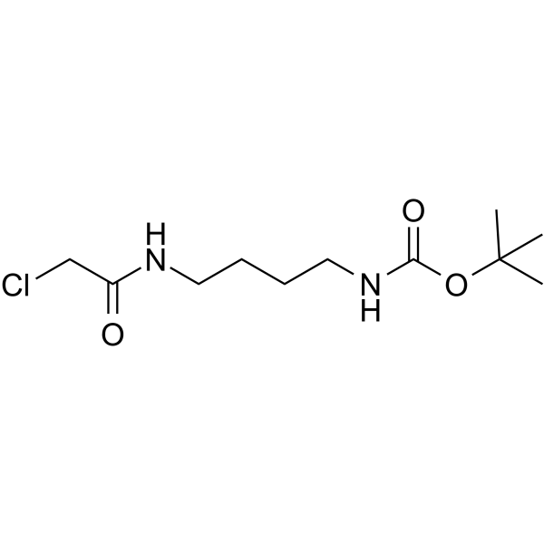 Chloroacetamido-C4-NHBoc التركيب الكيميائي