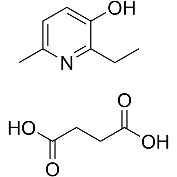 Emoxypine succinate 化学構造