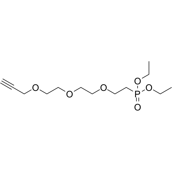 Propargyl-PEG3-phosphonic acid diethyl ester Chemical Structure